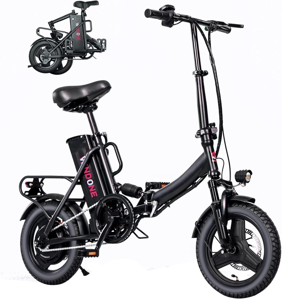 S14/S16 Electric Bike for Adults, Max 19/22 MPH Speed  28/50 Miles Range (PAS), 500W/750W Peak Motor and Lightweight  Portable, Shock Absorbers Electric Bicycle, Foldable ebike for Adults