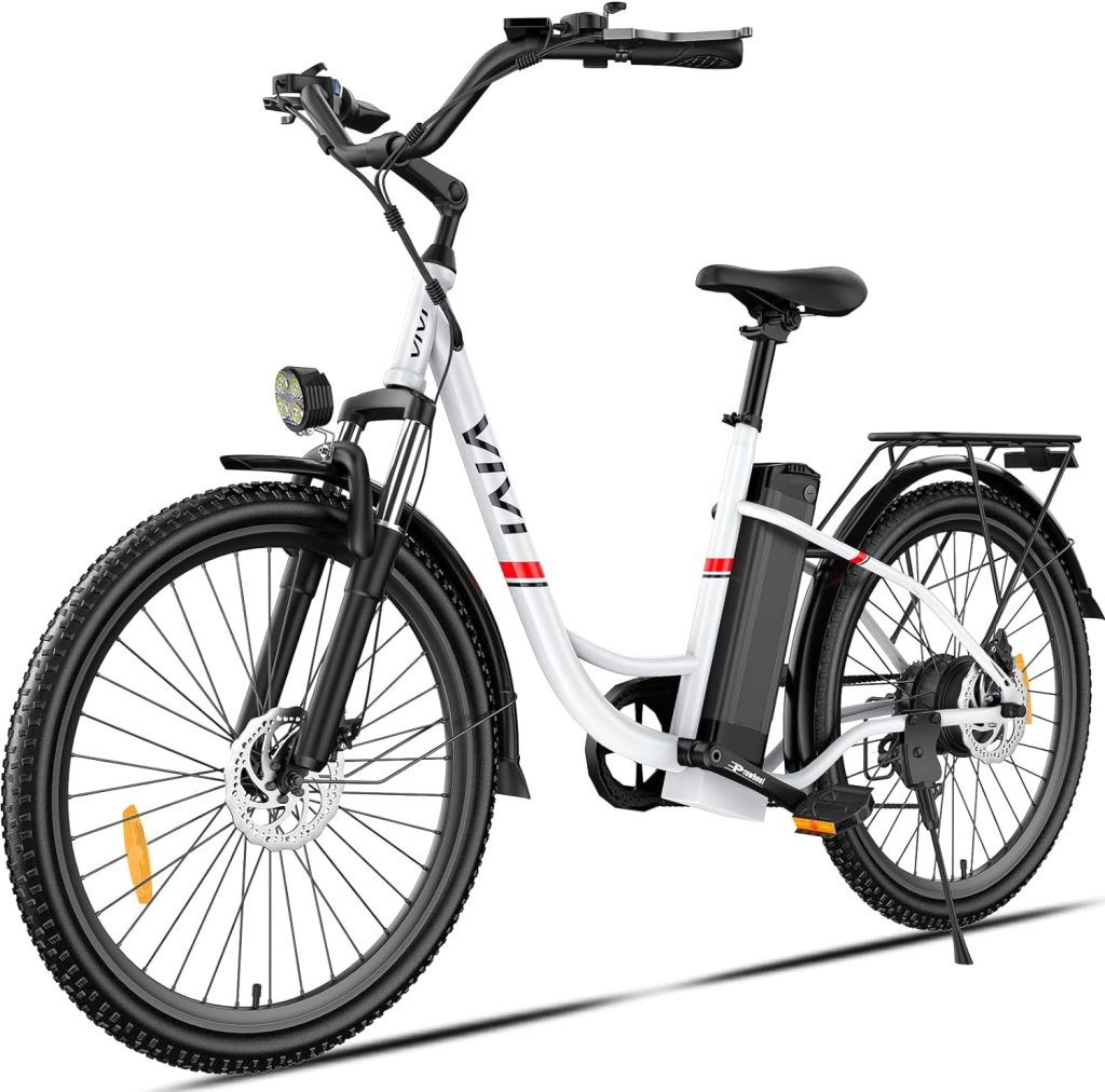 Vivi Electric Bike for Adults 750W Peak Ebike with Removable Battery, 26 Electric Commuter Bike 21.7MPH 50 Miles Adult Electric Bicycles with Cruise Control, LCD Display, UL 2849 Certified Vivi Electric Bike for Adults 750W Peak Ebike with Removable Battery, 26 Electric Commuter Bike 21.7MPH 50 Miles Adult Electric Bicycles with Cruise Control, LCD Display, UL 2849 Certified